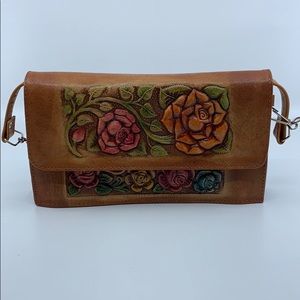 Leather handmade handbag